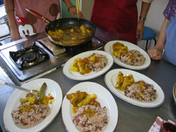 Jamaican cooking picture